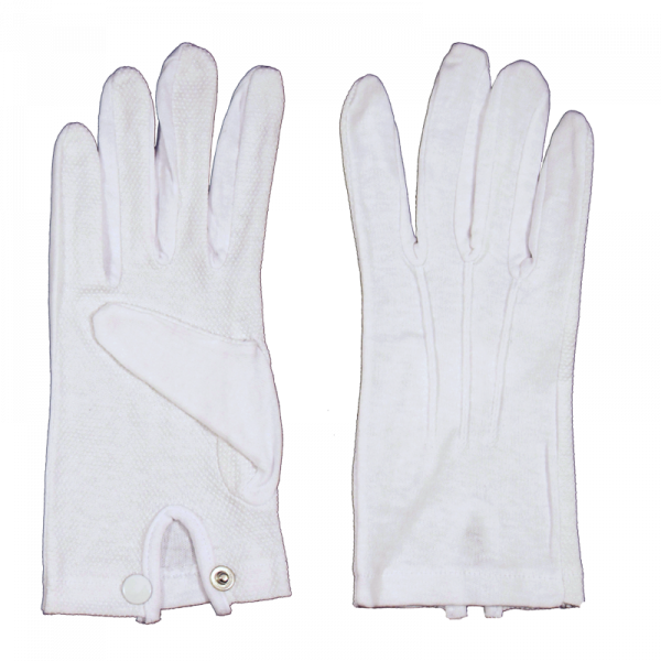 White Sensitized Gloves - LARGE-0