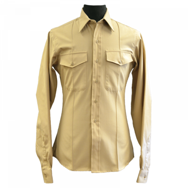 Long Sleeve Khaki Shirt Included (French Cuffs Available for Additional Charge)