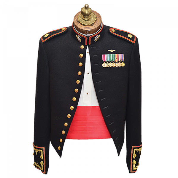 USMC Male Officer Evening Dress Jacket with Accessories