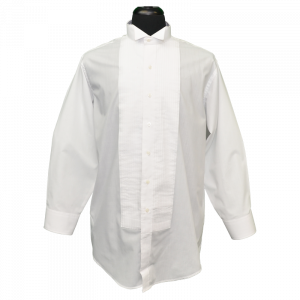 Wing Collar White Tuxedo Shirt - 14.531-0