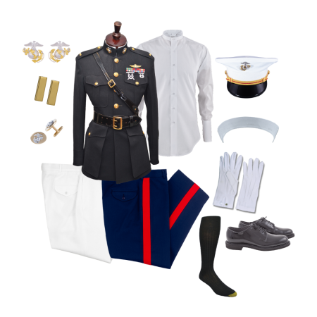 marine officer dress blues