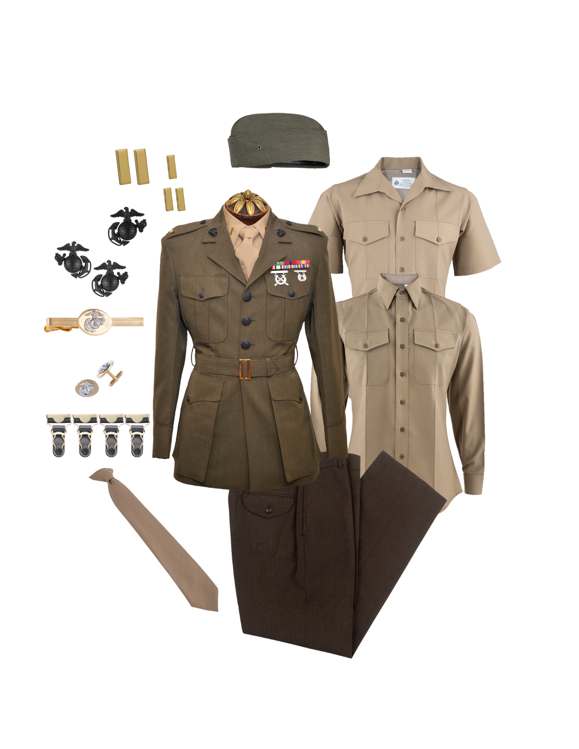 Male Officer Service Alpha Uniform Package - The Marine Shop
