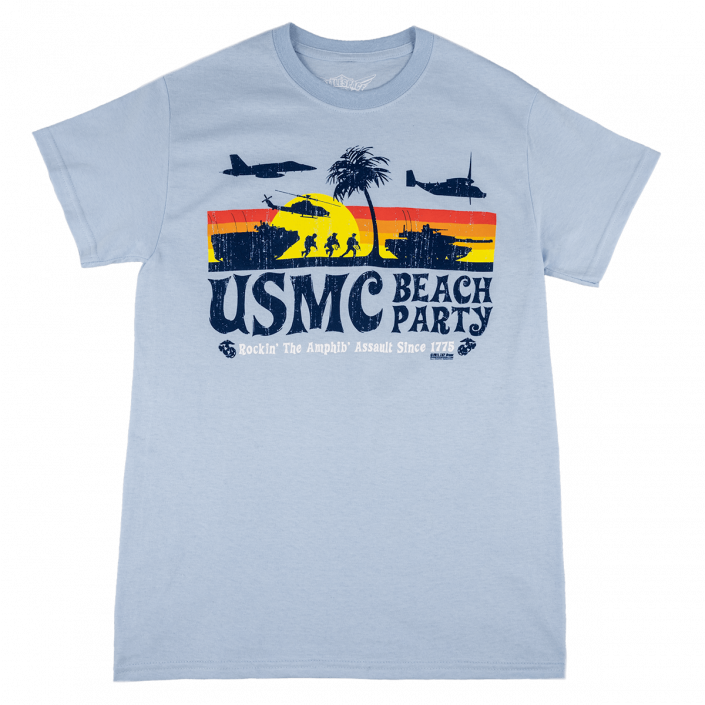 USMC Beach Party Tee - The Marine Shop