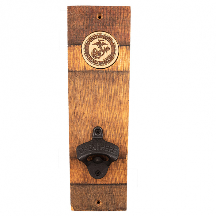 USMC Barrel Stave Bottle Opener - The Marine Shop