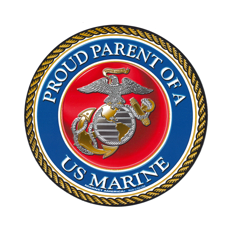 New Mens /"Proud Parent Of A United States Marine/" T Shirt Size XL Red