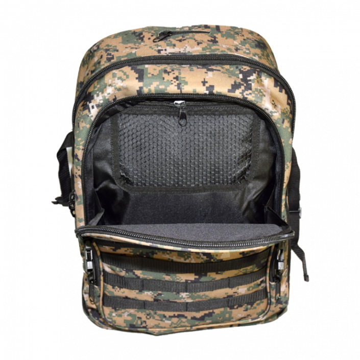 Woodland Camo MOLLE Backpack The Marine Shop