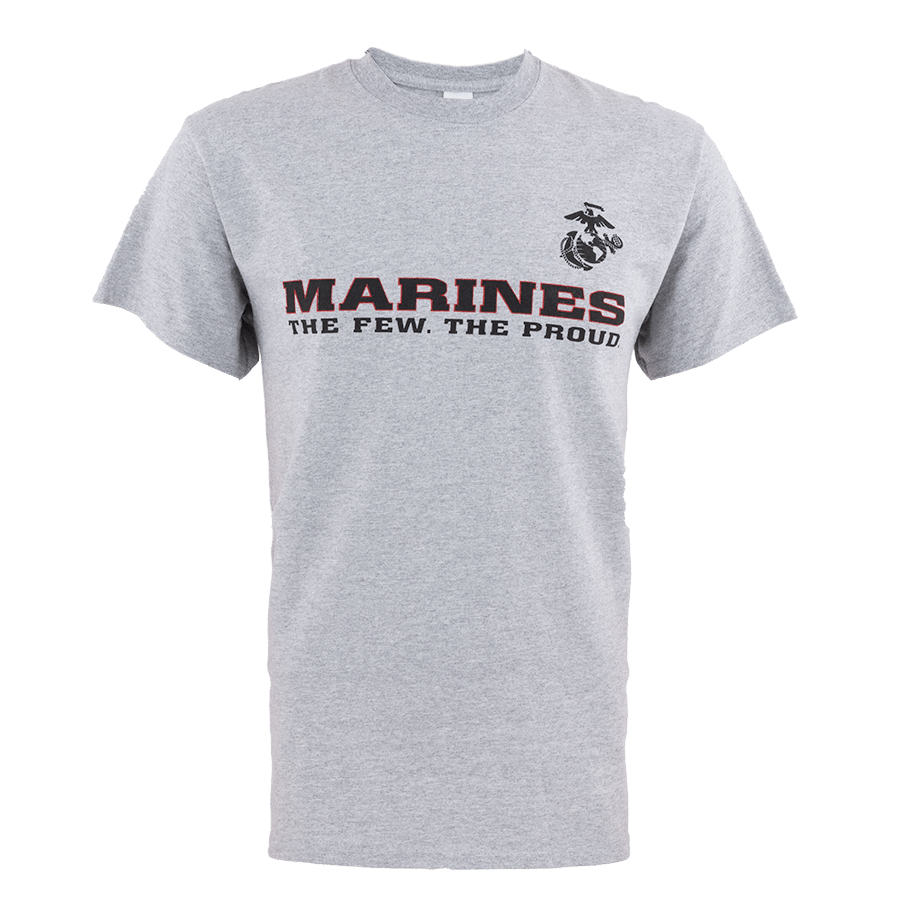 US Marine Corps The Few The Proud Charcoal Women's Shirt 