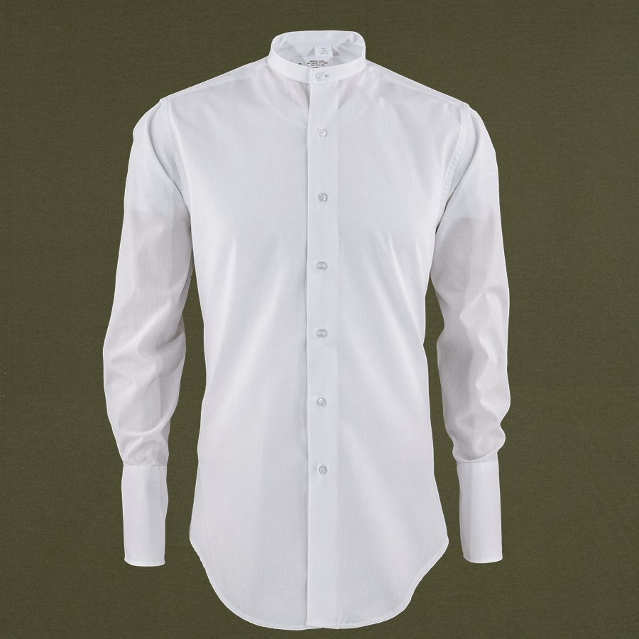 Long Sleeve White Shirt for Blue Dress (Male) - The Marine Shop