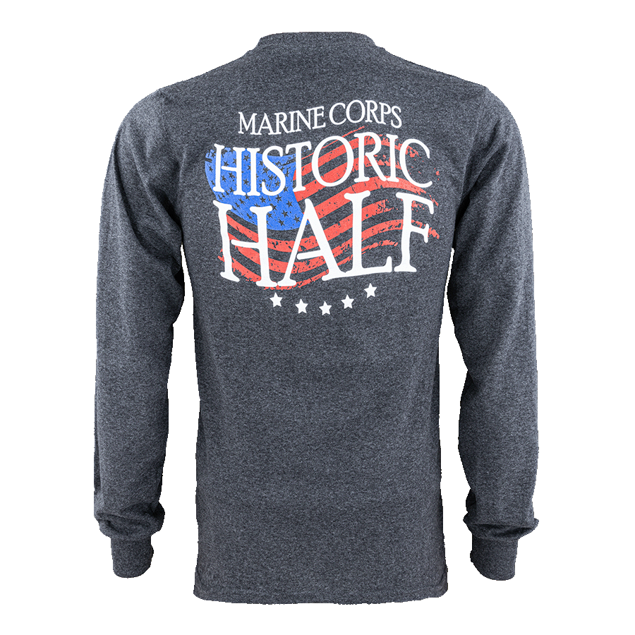 Marine Corps Marathon Historic Half LS Shirt - The Marine Shop