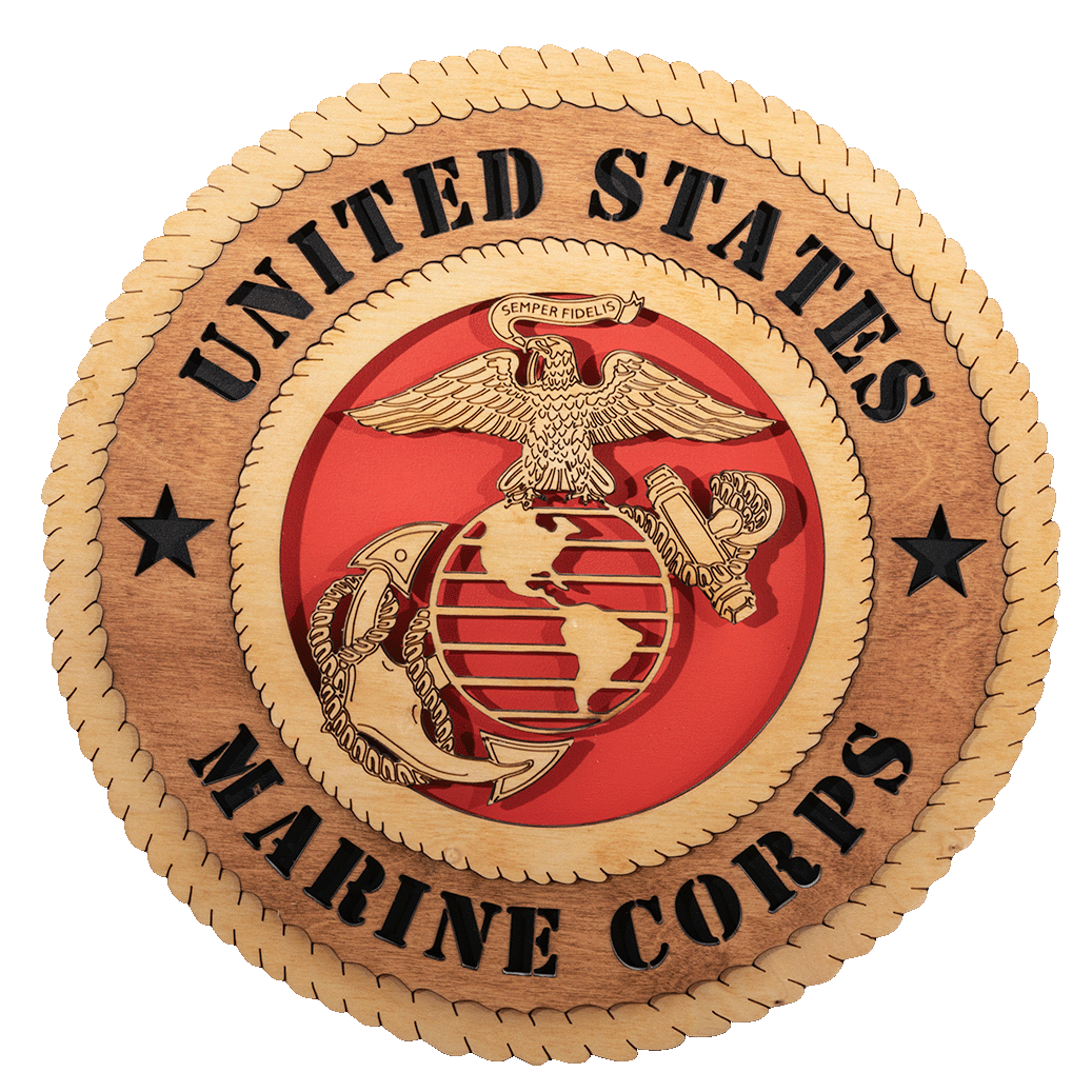 USMC Emblem Wall Tribute - The Marine Shop