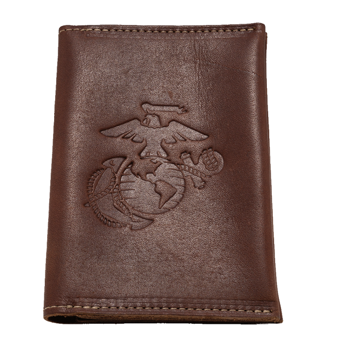Leather Passport Wallet/Cover - The Marine Shop