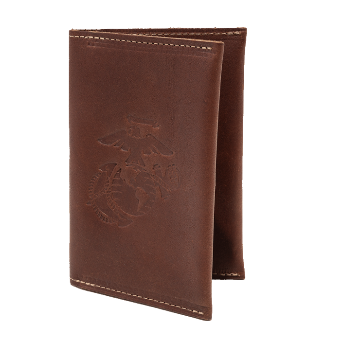 Leather Passport Wallet/Cover - The Marine Shop