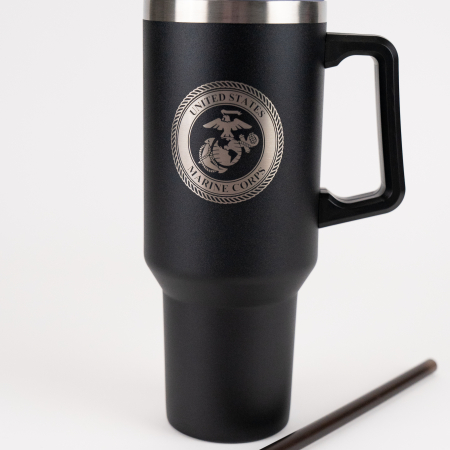 Emblem Travel Mug w/Straw 40oz