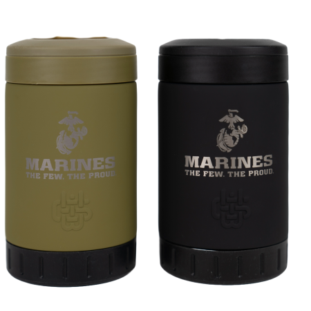 Olive and Black Wyld Gear Marines Koozie