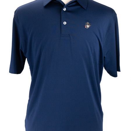 Jersey Fabric EGA Polo-Navy