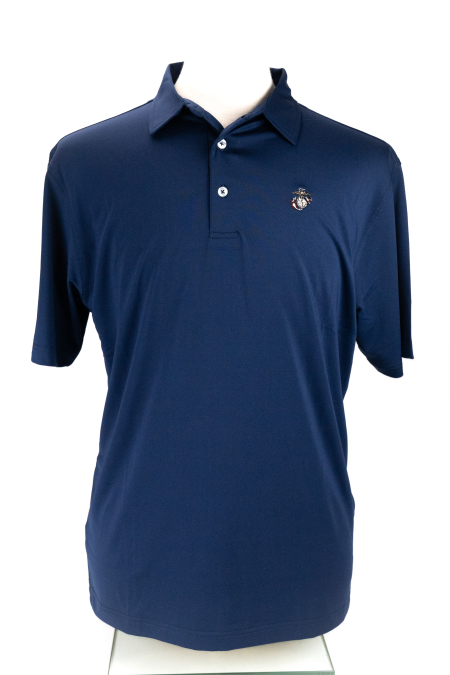 Jersey Fabric EGA Polo-Navy