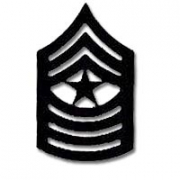 E9 SGTMAJ Black Chevrons - The Marine Shop