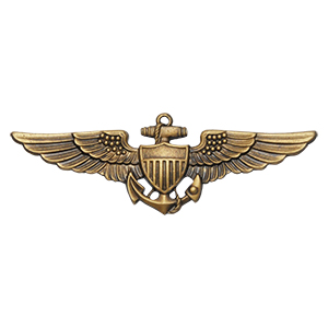 Naval Aviator Wings - Antique Finish - The Marine Shop